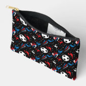 Boys Soccer Player - Red White Blue Freestyle Etui (Open)