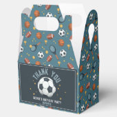 Boys Soccer Sport Kinderen van Birthday Bedankdoosjes (Geopend)