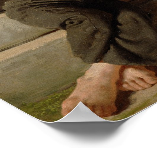 Boys Spelen Dice voor Christansborg Poster (Hoek)