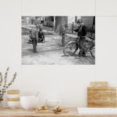 Boys Speling Marbles, Woodbine, Iowa, 1940 Poster (Keuken)