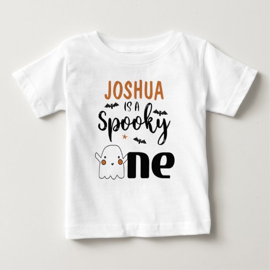 Boy's Spooky One Halloween 1e Verjaardag Shirt (Voorkant)