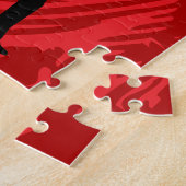 Boys Spy Party Red Fingerprint Legpuzzel (Zijkant)