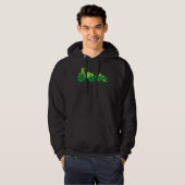Boys St Patricks Day Crane Truck Construction Todd Hoodie (Voorkant volledig)