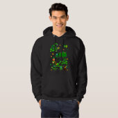 Boys St Patricks Day Crane Truck Construction Todd Hoodie (Voorkant volledig)