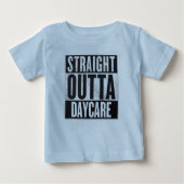 Boy's Straight Outta Daycare Funny T-shirt (Voorkant)