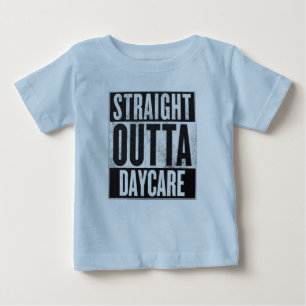 Boy's Straight Outta Daycare Funny T-shirt