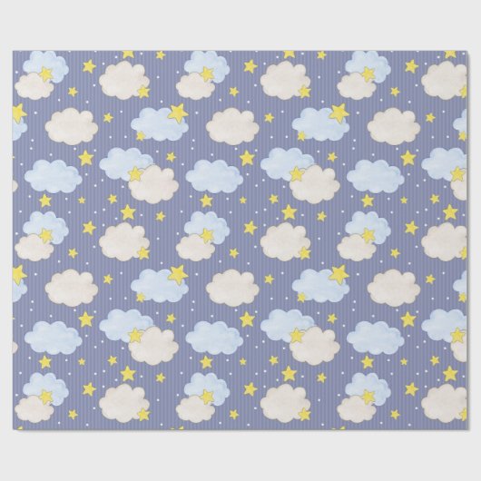 Boys Striped Sky  Cadeaupapier (Vlak)