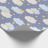 Boys Striped Sky  Cadeaupapier (Hoek)