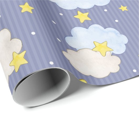 Boys Striped Sky  Cadeaupapier (Rol Hoek)