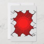 Boys Superhelden Comic Foto Geburtstags Kaart (Achterkant)