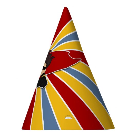 Boy's Superhero Thema Comic Book Verjaardag Feesthoedjes (Rechts)