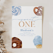 Boy's Sweet One verjaardagsfeestje uitnodigingen