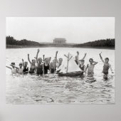 Boys Swimming, 1926. foto Poster (Voorkant)