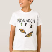 Boys T-shirt Monarch Life Cycle (Voorkant)