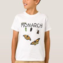 Boys T-shirt Monarch Life Cycle