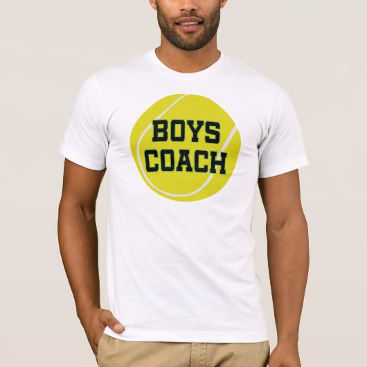 Boys Tennis Coach Gift T-shirt (Voorkant)