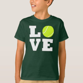 Boys Tennis LOVE Sportspeler T-shirt