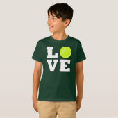 Boys Tennis LOVE Sportspeler T-shirt (Voorkant volledig)