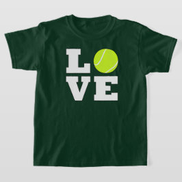 Boys Tennis LOVE Sportspeler T-shirt