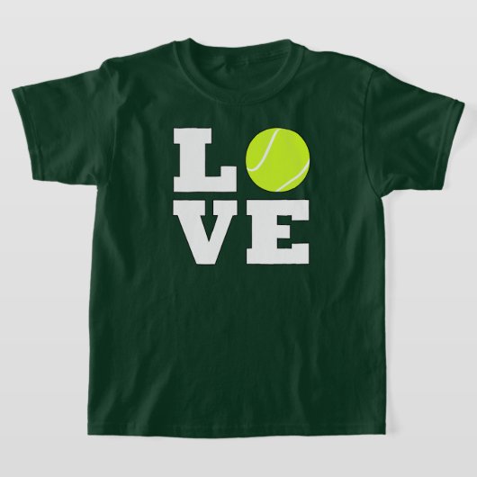 Boys Tennis LOVE Sportspeler T-shirt (Laagn)