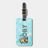 Boys Tiger Bagagelabel (Voorkant verticaal)