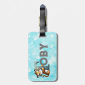 Boys Tiger Bagagelabel (Achterkant verticaal)