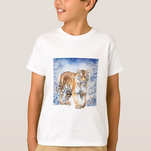 Boy's Tiger T-shirt (Voorkant)