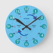 Boys Time Learning Ronde Klok (Voorkant)