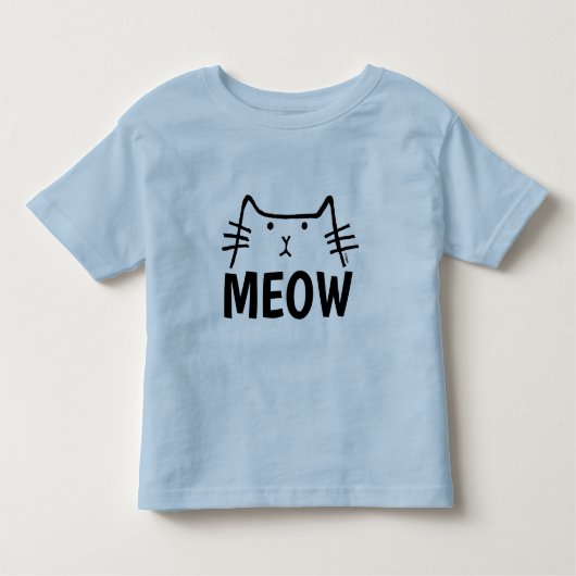 BOYS TODDLER CAT LOVER MEOW T-Shirts (Voorkant)