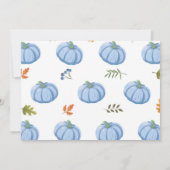 Boy's Tractor Pompoen Verjaardag Oogstfeest Kaart (Achterkant)