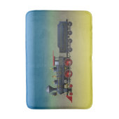 Boys Train set Bath Mat (Voorkant Verticaal)