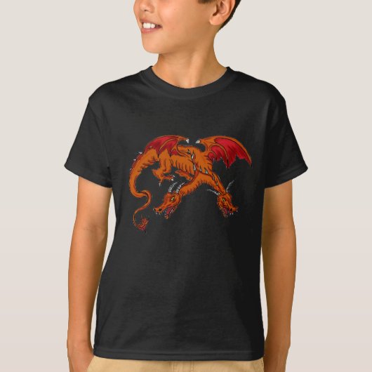 Boys twee kopdrakenshirt t-shirt (Voorkant)