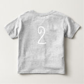 Boys Two Silly Goose Farm 2de verjaardag Kinder Shirts (Achterkant)