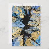 Boys Two Wild 2e verjaardag Blue Black Safari Kaart (Achterkant)