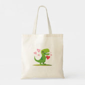 Boys Valentijnsdag Kinder Dinosaur T rex Lover I S Tote Bag (Achterkant)