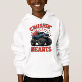 Boys Valentine Cute Monster Truck “Crushin’ Hearts (Voorkant)