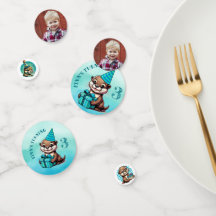 Boy's Verjaardagsfeestje Otter Thema gepersonalise