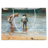 Boys Wading (1873) door Winslow Homer Groot Cadeauzakje (Voorkant)