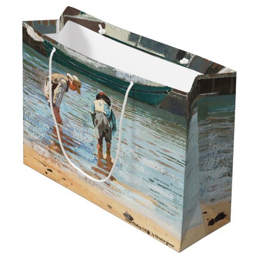 Boys Wading (1873) door Winslow Homer Groot Cadeauzakje (Voorkant Gekanteld)