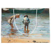 Boys Wading (1873) door Winslow Homer Groot Cadeauzakje (Achterkant)