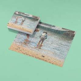 Boys Wading (1873) door Winslow Homer Legpuzzel