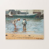 Boys Wading (1873) door Winslow Homer Legpuzzel (Horizontaal)
