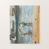 Boys Wading (1873) door Winslow Homer Legpuzzel (Verticaal)