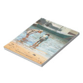 Boys Wading (1873) door Winslow Homer Notitieblok (Linkerzijde)