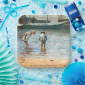 Boys Wading (1873) door Winslow Homer Papieren Bordje (Feest)