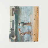 Boys Wading (1873) door Winslow Homer Wandkleed (Voorkant)