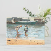 Boys Wading | Winslow Homer (Staand voorkant)