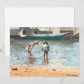 Boys Wading | Winslow Homer (Voorkant / Achterkant)