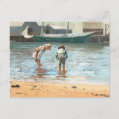 Boys Wading | Winslow Homer Briefkaart (Voorkant)