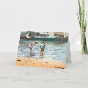 Boys Wading   Winslow Homer Kaart